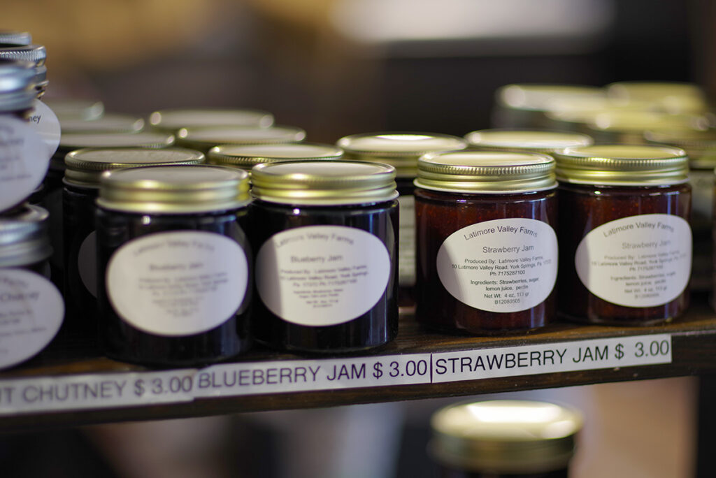 Jams from Latimore Valley Farms