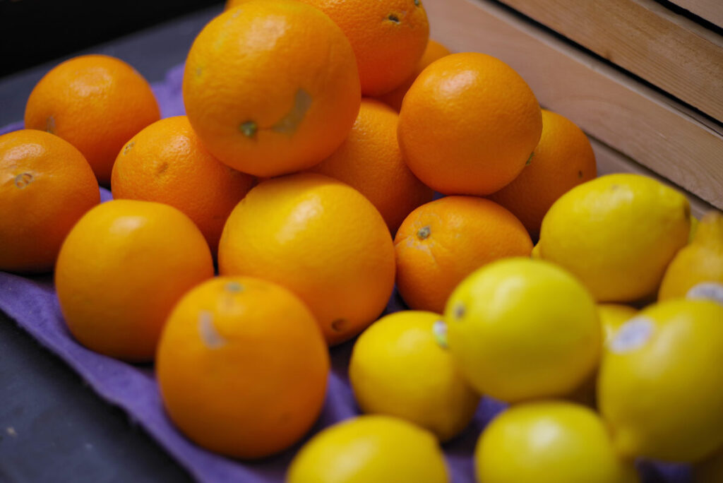 Oranges and Lemons at the Fresh Market in Hershey