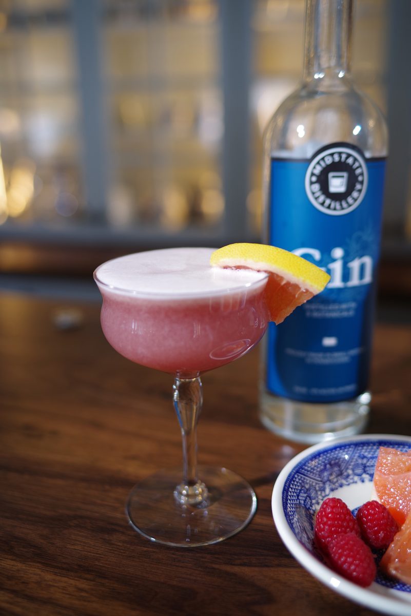 Raspberry Gin Fizz